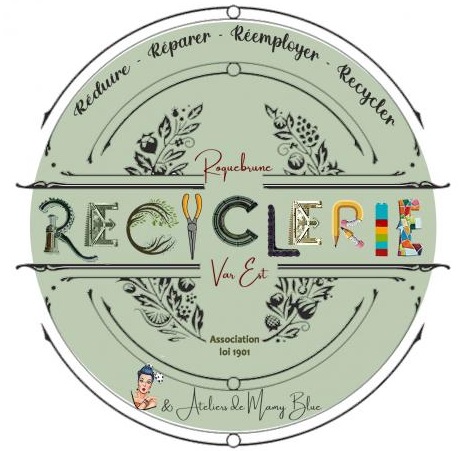 Recyclerie : Les  objets,  meubles,  déchets  ménagers  et  matériaux  sont  collectés,  transformés,  recyclés  et  valorisés  pour  être  réemployés